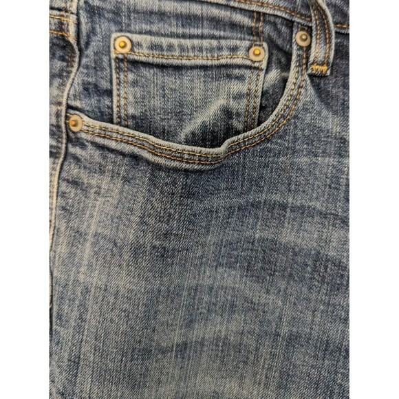 Levi's 505 Jeans Womens 16M x 33 Blue Mid-Rise Straight Leg Denim Pants - Picture 3 of 10